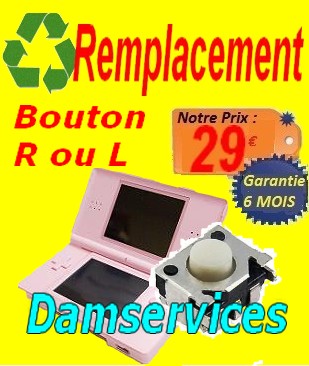 REMPLACEMENT  bouton on off