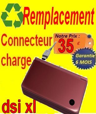 REMPLACEMENT  connecteur charge dsi xl