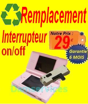 REMPLACEMENT  interupeur onOFF