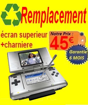 REMPLACEMENT charniere + TOP fat